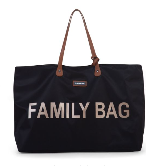 Childhome Family Bag Black/ gold