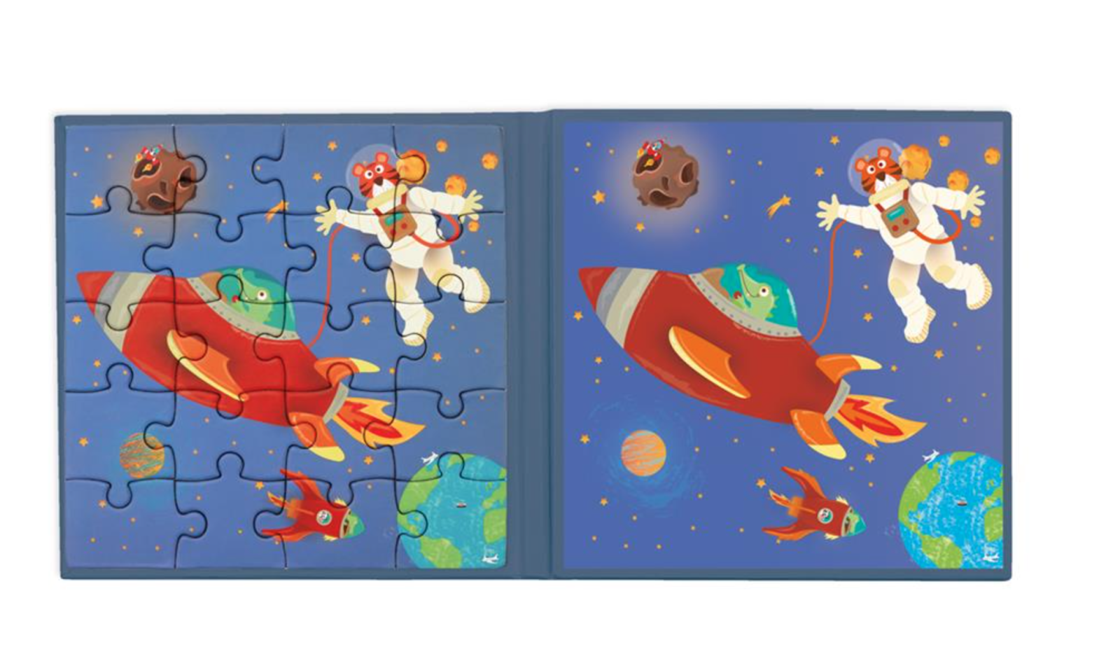 Scratch Magnetische Puzzel Space