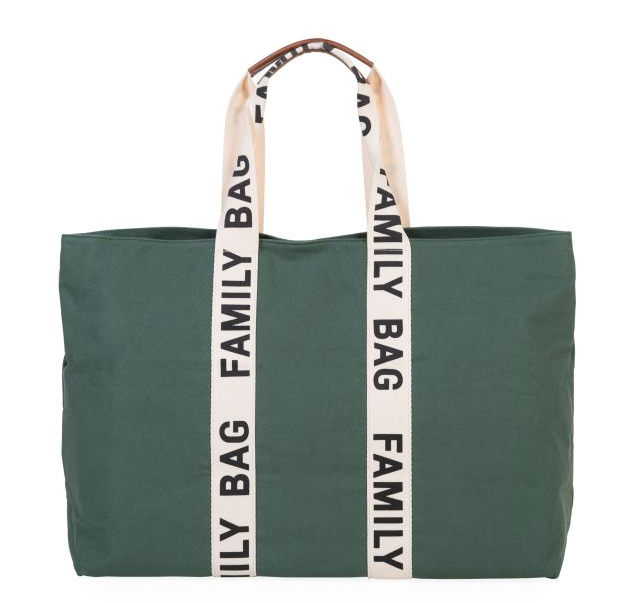 Childhome Familybag Signature canvas green