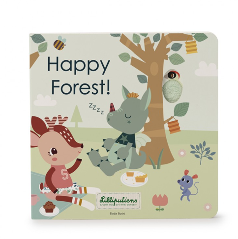 Lilliputiens Voelboek met geluiden happy forest