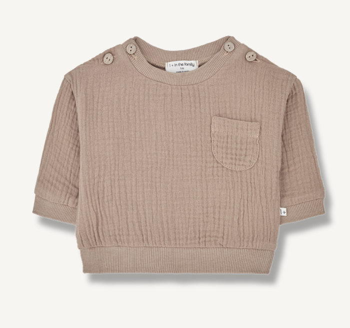 1+ in the Family Sweater tetra clay