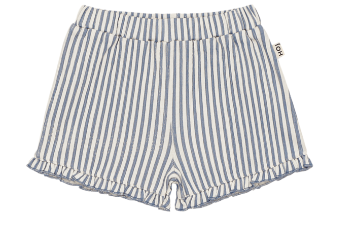 House of Jamie Short girls gestreept blauw