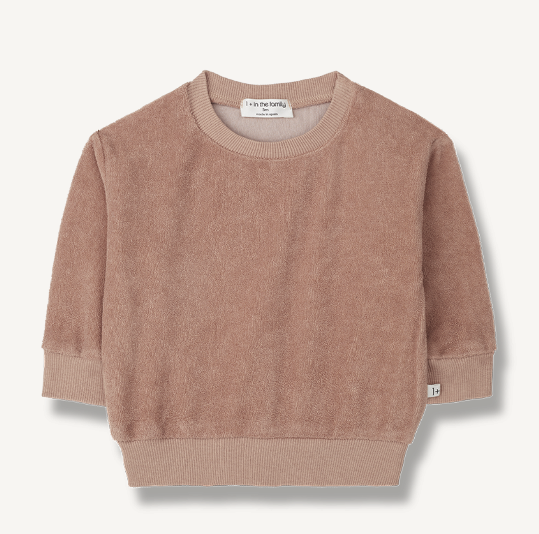 1+ in the Family Sweater apricot