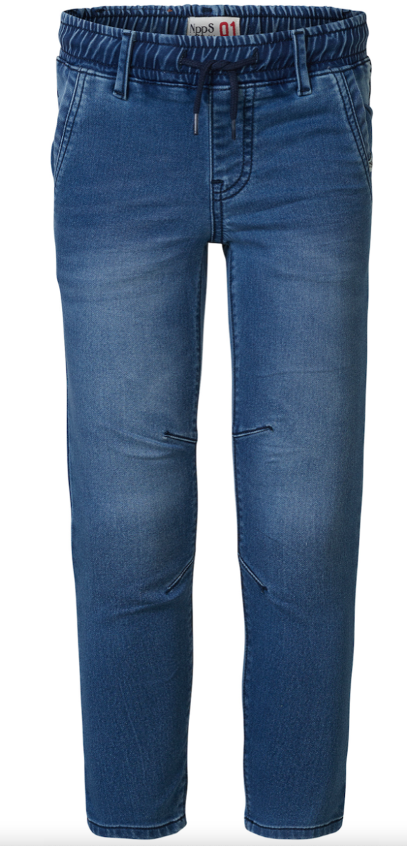 Noppies Jeans op elastiek blauw