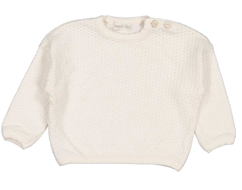 Bean’s Sweater Jackard off white