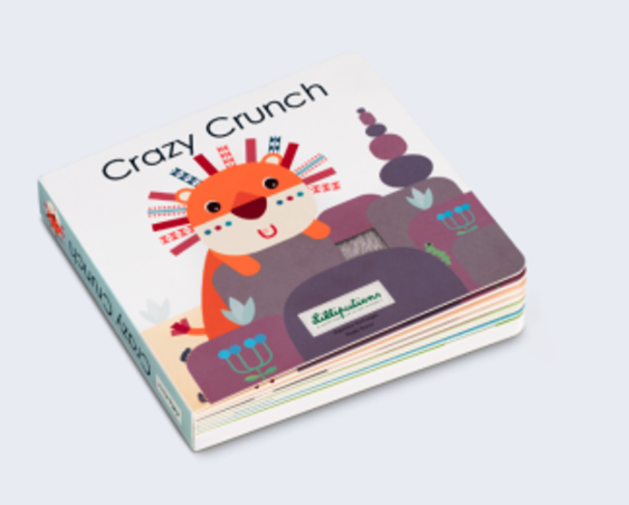 Lilliputiens Voelboek met geluiden Crazy Crunch
