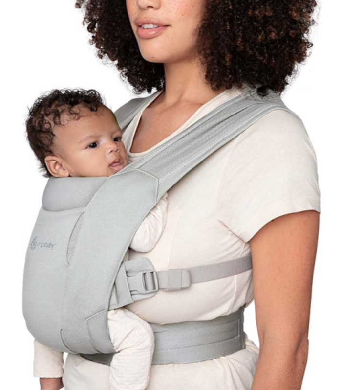 Ergobaby Draagzak Embrace Soft Air Mesh Soft grey