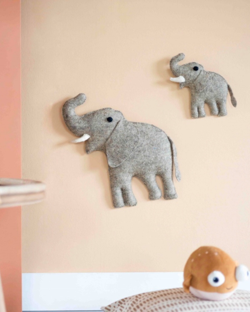 Kidsdepot Wanddecoratie olifanten