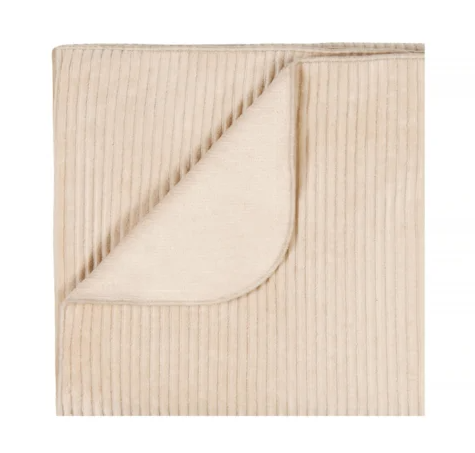 Nanami Deken 100×150 cm Rib velvet naturel