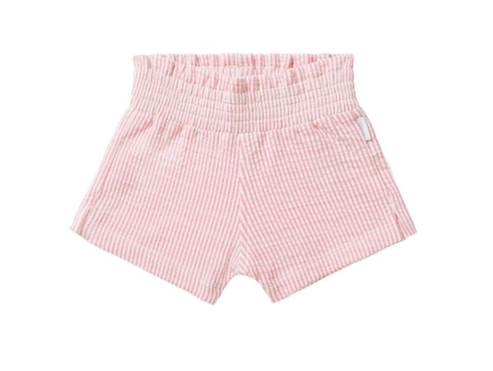 Noppies Short girls gestreept roze