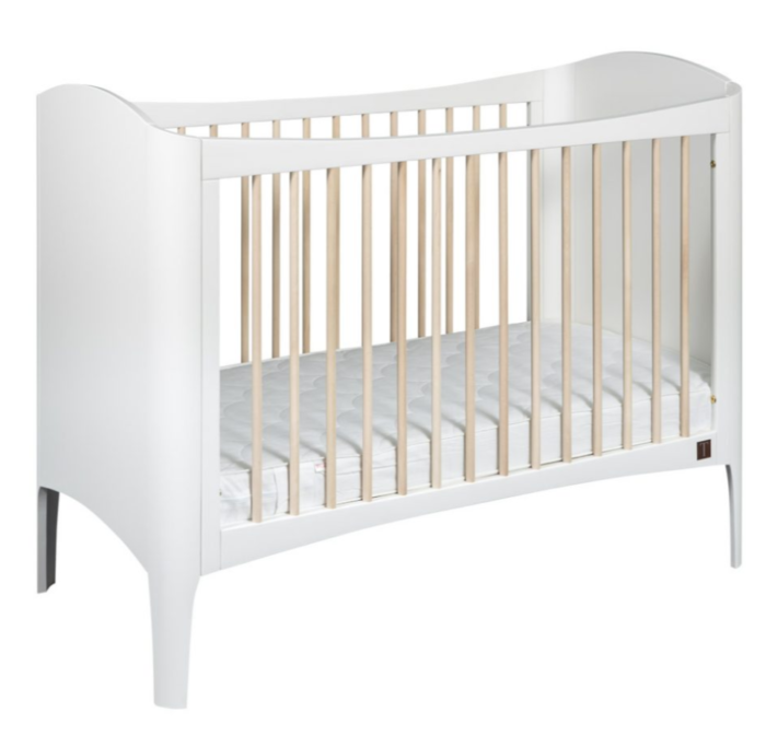 Troll Nursery Bed 120x60 Wave white/wax