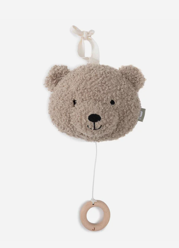 Jollein Muziekje teddy bear olive green