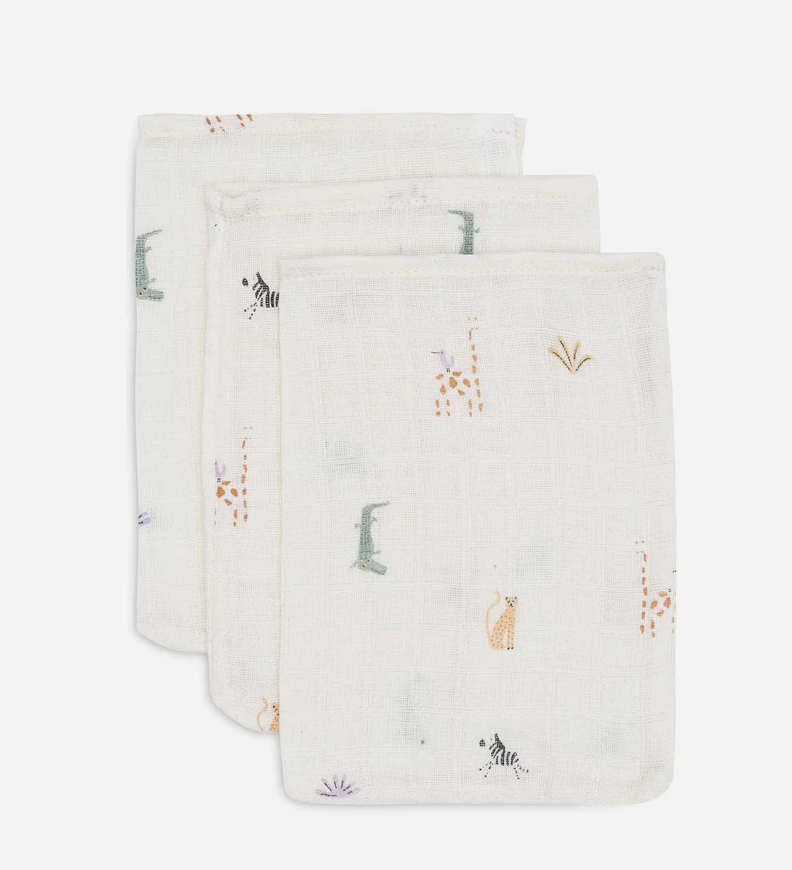 Jollein Tetra washandjes Jungle jambo