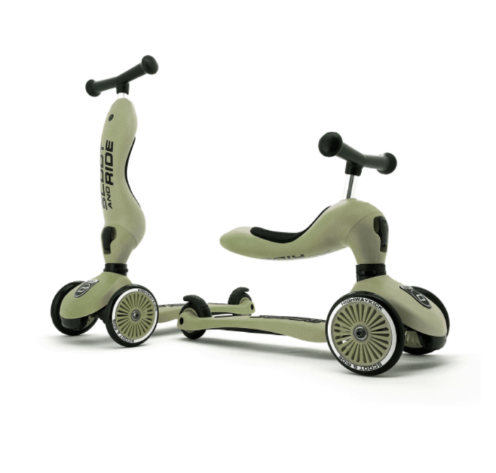 Scoot and ride Highwaykick 1 olive