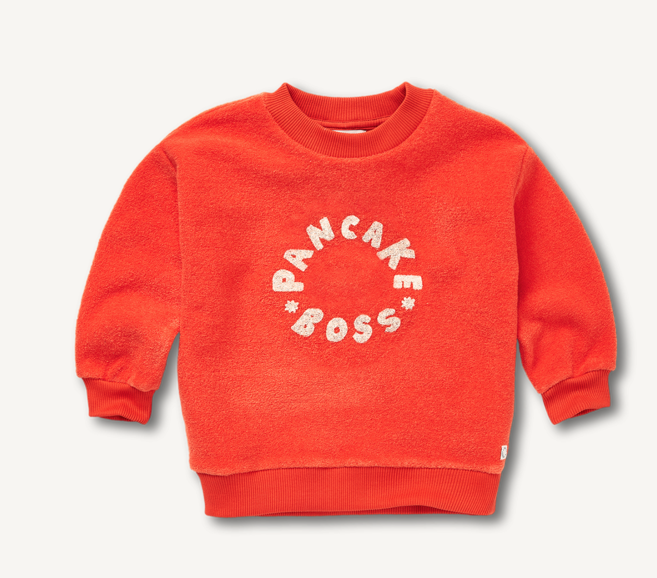 Sproet & Sprout Sweater teddy tomato