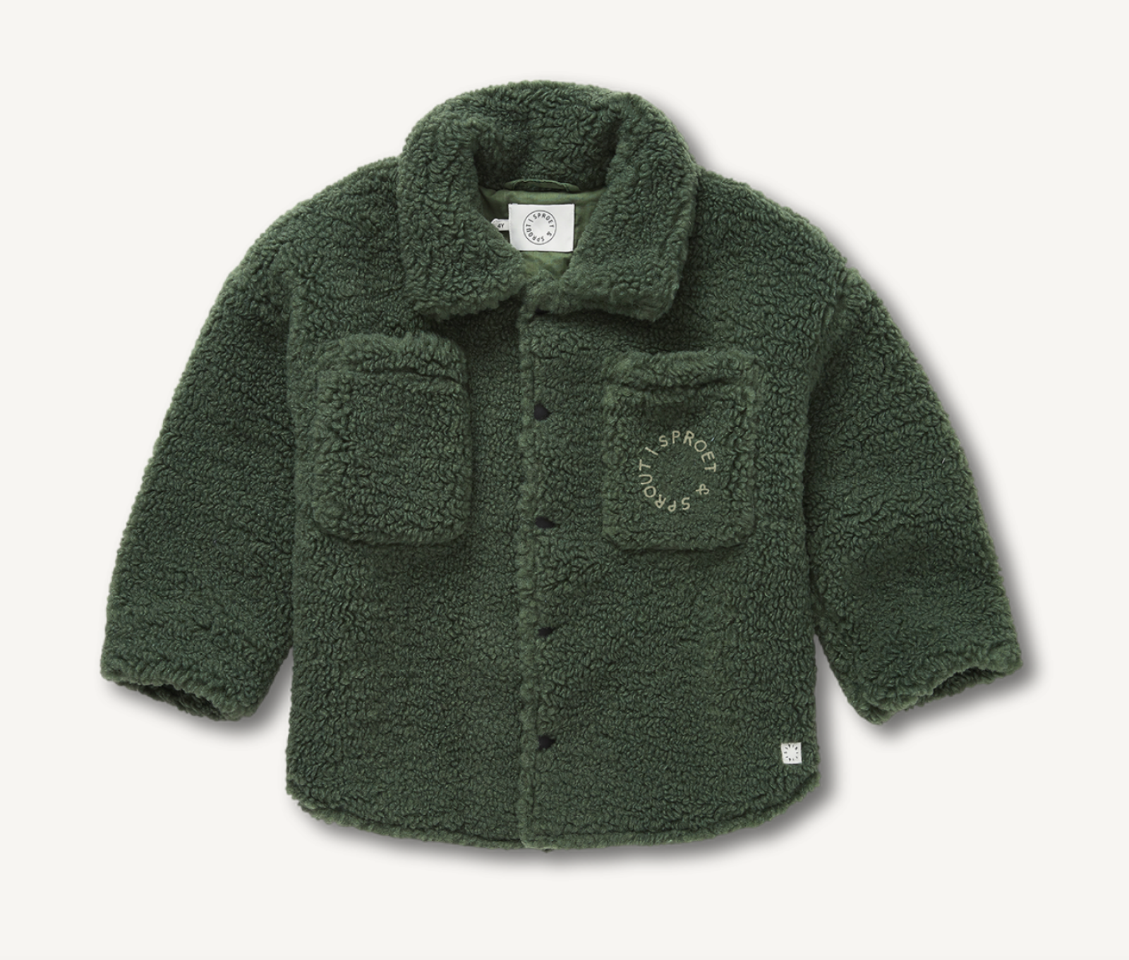 Sproet & Sprout Teddy jas groen