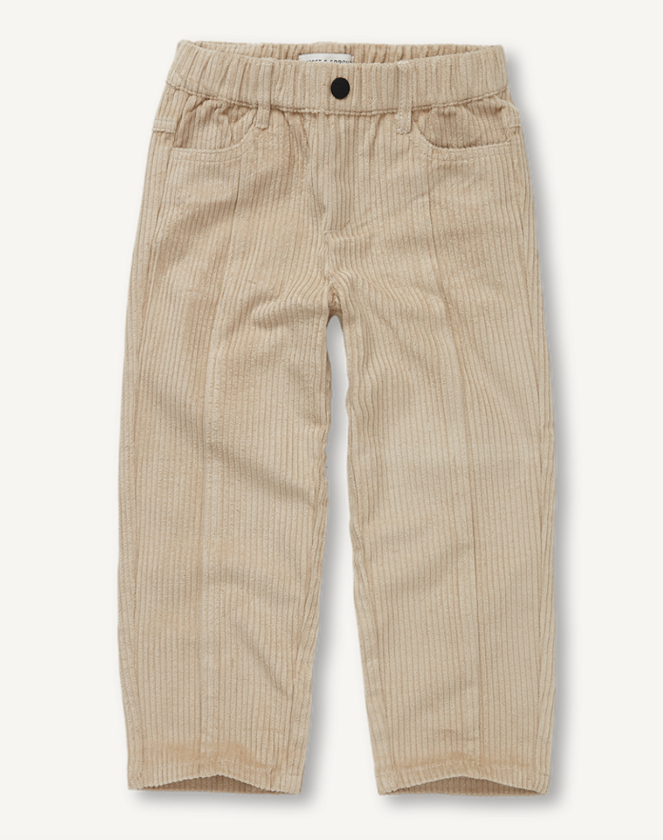 Sproet & Sprout Broek Rib velours sand