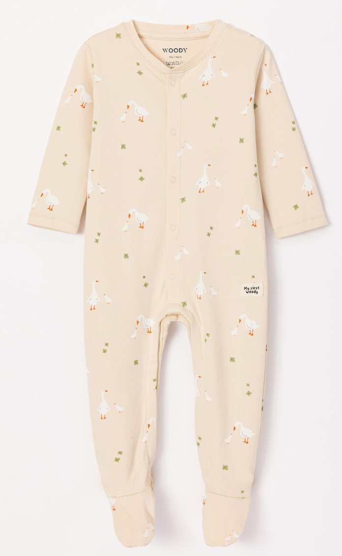 Woody My First Pyjama eendjes print