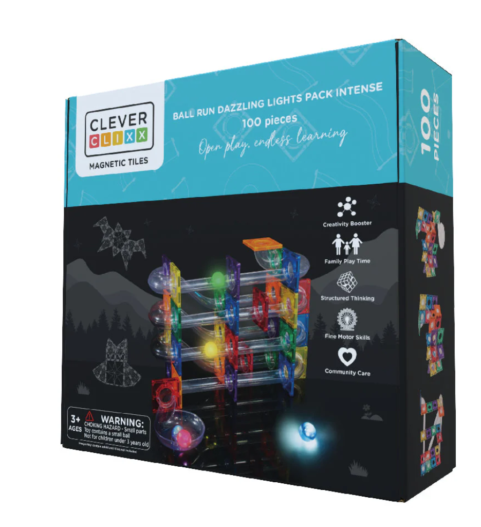 Cleverclixx Ball run dazzling light pack intense 100 stuks