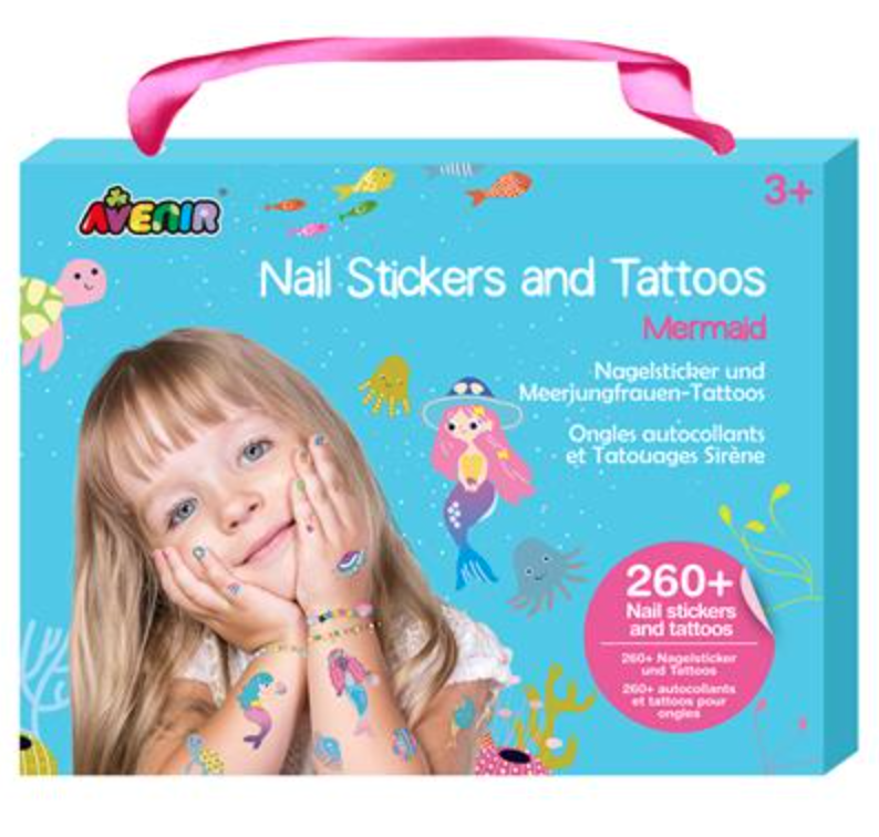 Avenir Nail & Sticker tattoos zeemeermin