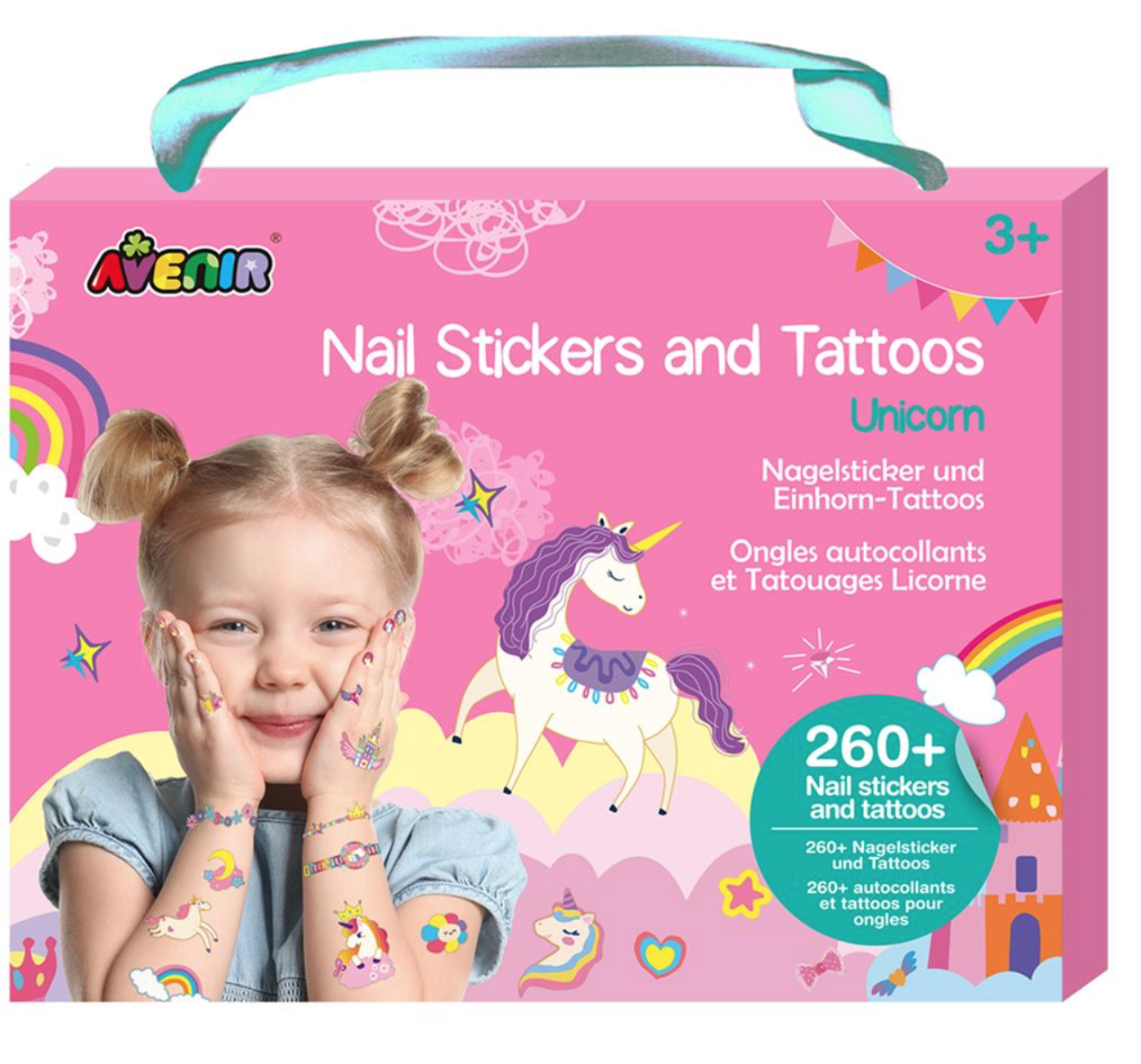 Avenir Nail & Sticker tattoos unicorn