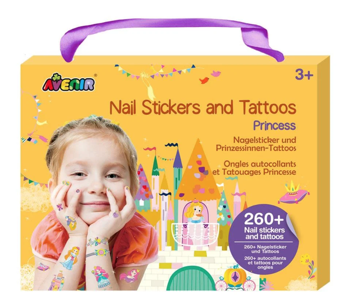 Avenir Nail Stickers & tattoos princess