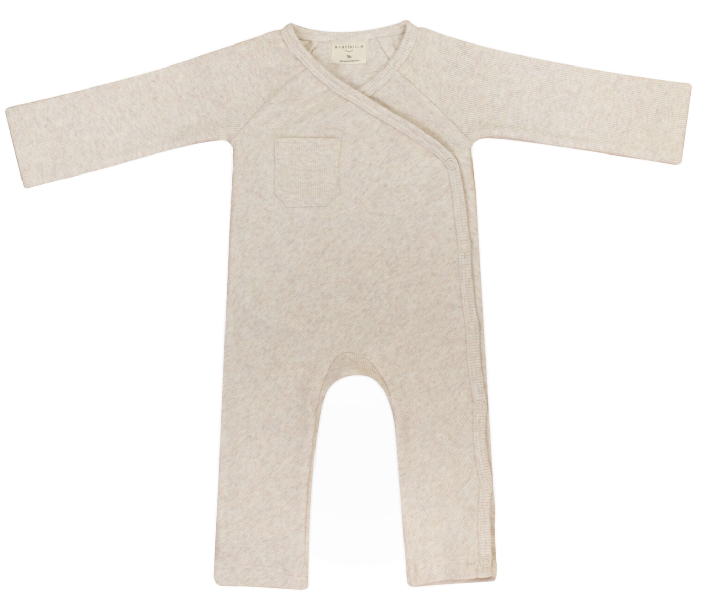 Baby Bello Onesie beige melange