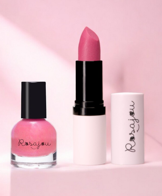 Rosajou Set lippenstift en nagellak rubis